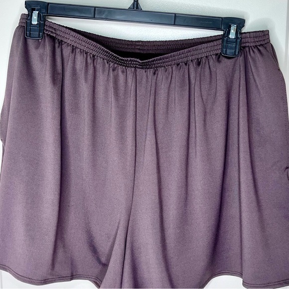 GABAR Swimwear Chlorine Resistant Brown Swim Shorts with Pockets Plus Size 22W - Picture 5 of 16